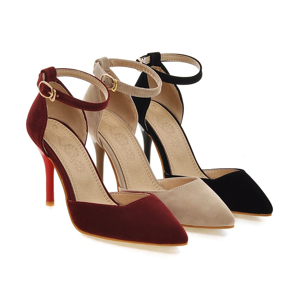 定做大码高跟鞋43 44 45 46 47码高跟单鞋包头高跟凉鞋大码44-47