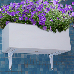 植物墙立体挂墙壁种花香草菜花槽室内外木箱花盆蓝色加厚种植箱