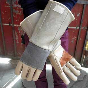 捕蛇双层加长加厚防咬手套抓蛇手套洗澡防咬水貂蛇咬包邮防猫狗咬