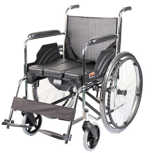 坐便器 折叠轻便老年人便携助行车dnu6enan 舒适康轮椅sgm-90带坐便器