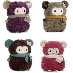 卡通嘟嘟羊公仔可爱毛绒玩具儿童娃娃抱枕靠垫玩偶送男女生日礼物