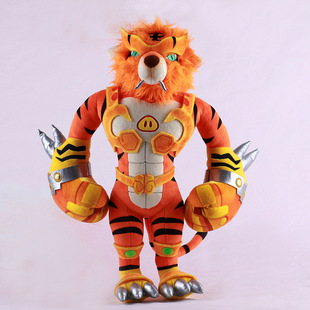 猪猪侠变身战队五灵王铁拳虎石甲熊火焰鹤冰封鹿毛绒玩具公仔包邮