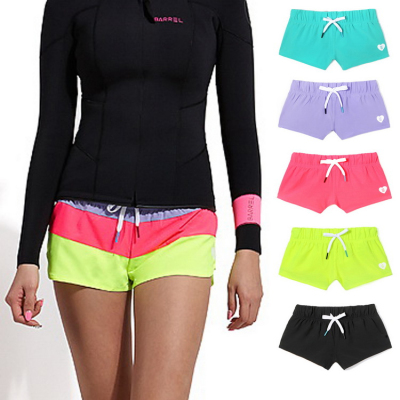 弹力沙滩裤女夏天休闲短裤中裤五分裤潮韩版修身沙滩热裤女 特惠