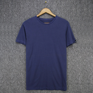 原单男士库存尾单机车潮牌deus精品面料洗水做旧纯棉t恤 男
