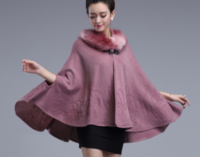 欧美高端皮草披肩