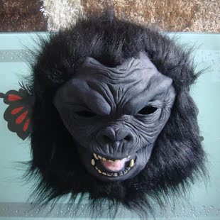 黑猩猩头套 猩球崛起 万圣节恐怖动物面具猿猴子金刚影视化妆舞会