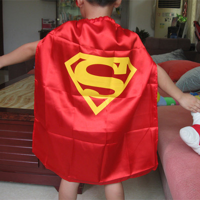 2015夏万圣节男童超人披风 六一儿童节生日礼物小孩表演披肩斗篷