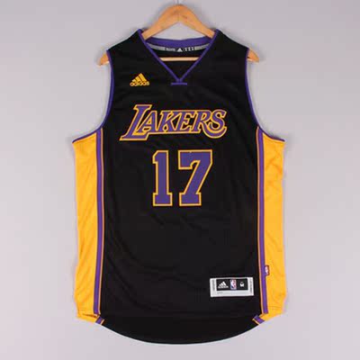 正品代购nba篮球服男女林书豪 背心 好莱坞之夜球衣湖人队服17号sw版