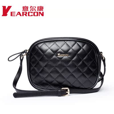 [新品] yearcon/意尔康2015新款女包菱格小香风女小包单肩斜挎包
