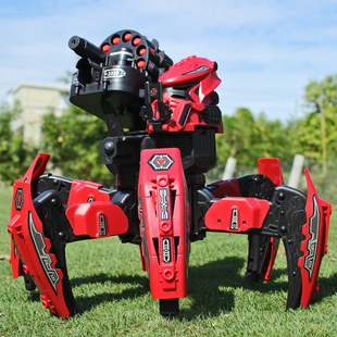 变形金刚 六足对战蜘蛛变形金刚 电动男孩玩具 2.