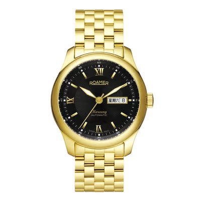 roamer瑞士罗马表(933637 48 53 90)五行太阳系列自动机械男表