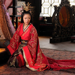 美人心计同款婚服汉服新娘结婚中式礼服新款红色古装林心如同款