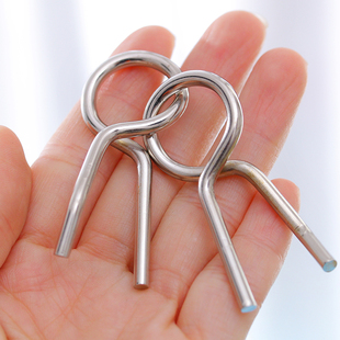 九连环益智玩具成人智力孔明锁鲁班锁解锁创意套装智力扣解环儿童