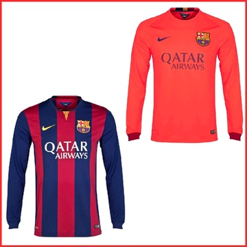 [最后一天] 14-15赛季巴萨主客场男款长袖足球球衣11号内尔马 10号
