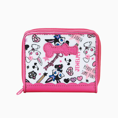 日本正版jewelpet宝石宠物 儿童两折短款钱包银包皮夹