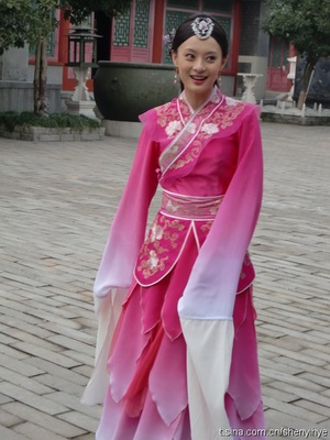 古装汉服 惊鸿舞演出服水袖七仙女三层叠裙荷花裙甄嬛传孙俪同款