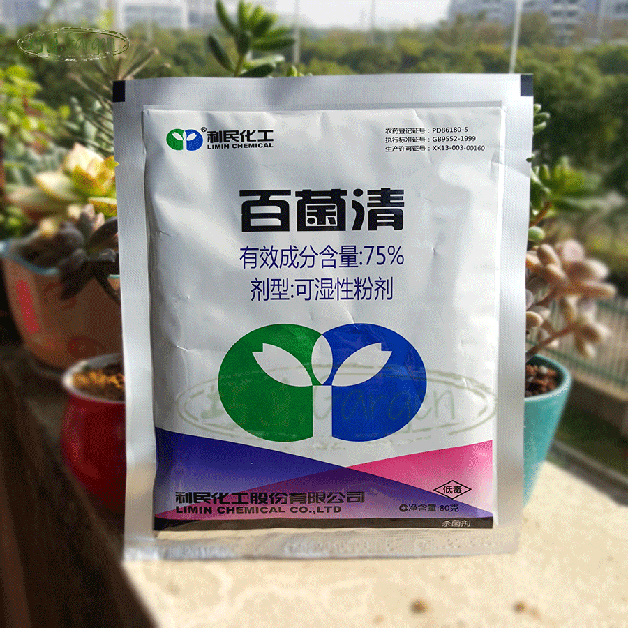 百菌清 多肉植物杀菌剂农药 园艺花卉绿植盆栽预防黑腐烂根白粉病