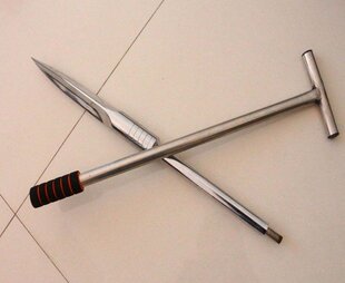 冰镩 现货包邮三棱冰镩 冰钻 破冰器 冬钓装备 三菱刮刀 三菱镩 冰钏