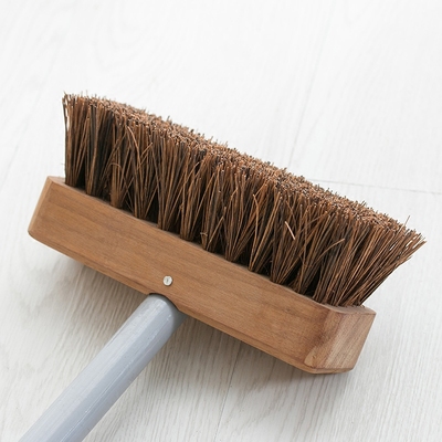 地刷硬毛长柄 卫生间淋浴房厨房阳台植物木头清洁刷日本手工刷子