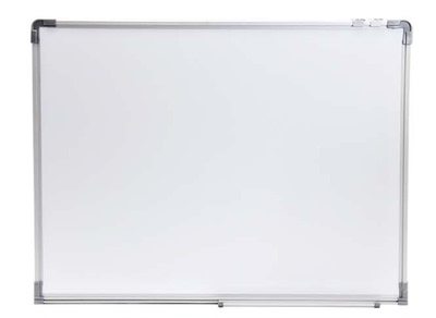 挂式白板磁性90*120cm办公公告看板会议小白板公司留言大白色黑板
