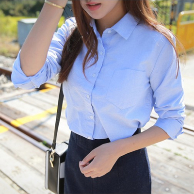 蓝色天空女衬衫