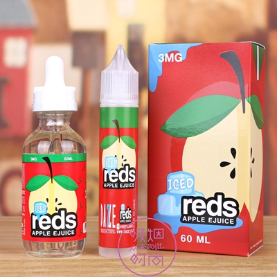 原装美国进口60ml毫升苹果冰烟油薄荷水果口味电子烟烟油烟液