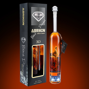 促销 特价 包邮阿伯拉肯黑钻石杏子白兰地xo 进口洋酒