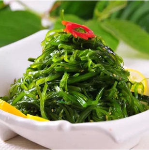 大连裙带菜沙拉开袋即食海菜海木耳海白菜中华海藻海草海带丝500g