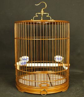 春呢56/64条红子黄雀靛颏30*22竹笼 n05抛光原/紫竹鸟笼 包邮