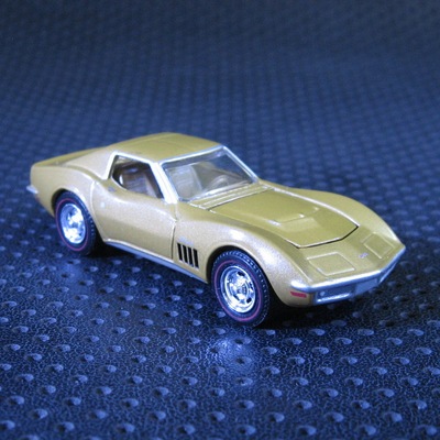 1:64greenlight绿光合金车模 1969 chevrolet corvette 散装