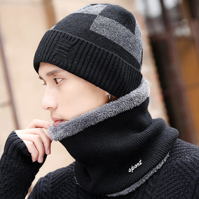 户外保暖帽子男冬天韩版潮时尚青年套头毛线帽冬季男士针织帽加厚