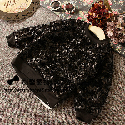 【图】可馨韩国童装2015年秋季新款女童欧美大牌皮质盘