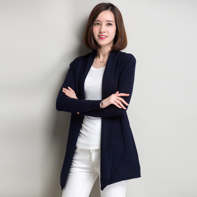 正品代购哥弟2015秋冬新款羊绒开衫外套羊毛浅秋针织大码女装毛衣