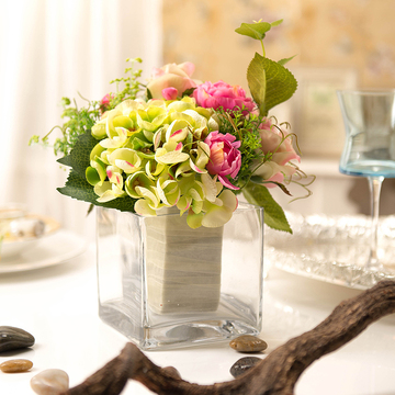 仿真花摆件 样板间花艺 仿真花 家居花摆件 梳妆台花