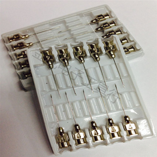 工业不锈钢兽用针发头点胶针头 连续注射器针头 注射针头 4号