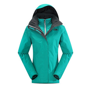 沈阳thenorthface/北面代购15年9月经典款防水三合一冲锋衣女c900