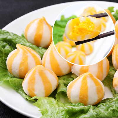 【买二送一】海胆包新鲜海鲜丸子澳门豆捞火锅丸火锅食材 8个/包