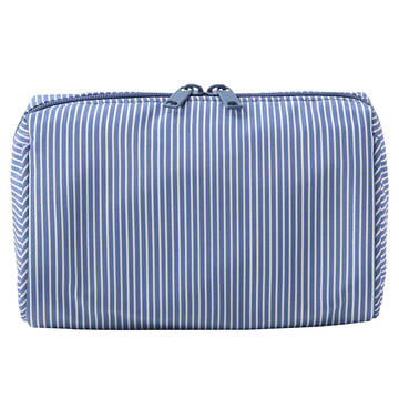 无印良品化妆包muji聚酯纤维宽口包便携旅游广口收纳包洗漱包日本