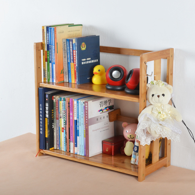 特价楠竹落地创意梯形书架简易多功能置物架实木收纳架儿童玩具架