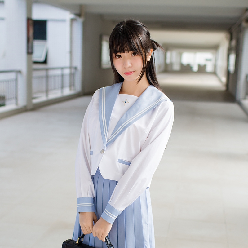jk学生制服水手服 日系校服套装秋冬 纯棉男女生班服定做裙子西装