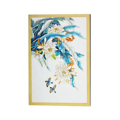 水晶金丝彩沙画材料diy套装 双飞 景泰蓝工艺画 珐琅掐丝免描图
