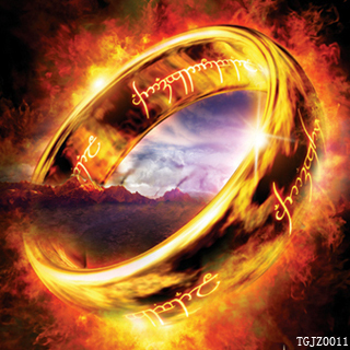 至尊魔戒 指环王男士戒指男 欧美个性霸气钛钢食指尾戒饰品包邮