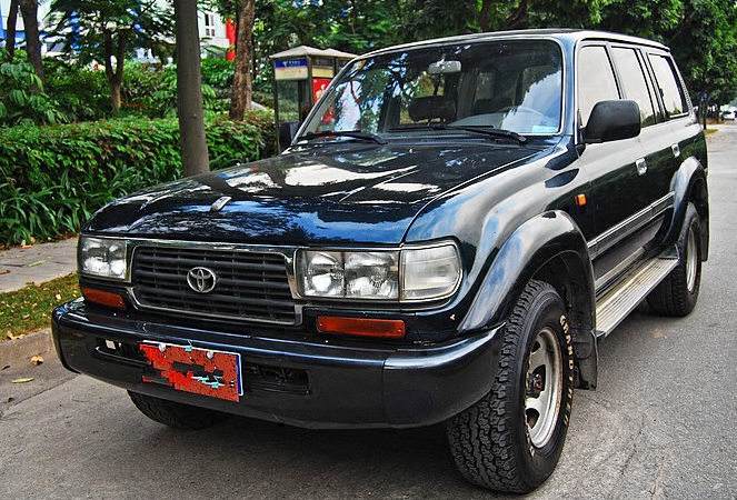 丰田陆地巡洋舰4500 lc80 fj80大灯 前大灯 fzj80花纹玻璃面大灯