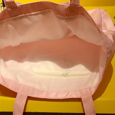 新款丝绸防水飘带大容量单肩包 romantique蝴蝶结字母单肩手提包