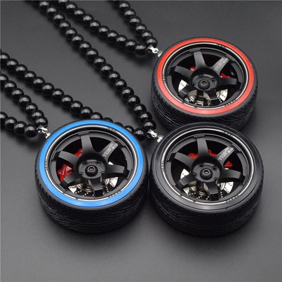 创意汽车挂饰用品轮毂车内后视镜车挂件个性摆件车载装饰品车饰男