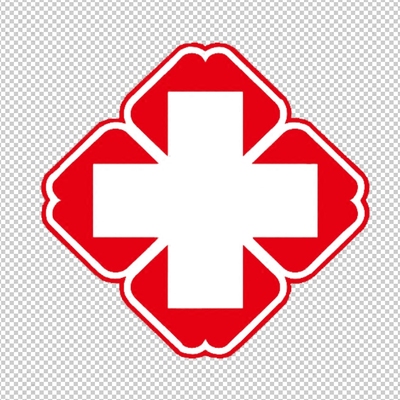 l071红十字会救护车十字架潮流车贴车贴汽车贴纸警示贴纸改装车贴_双