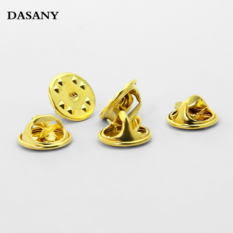 小胸针小领针背扣铜芯扣子刺马针底座扣子蝴蝶扣胸章徽章备用扣子