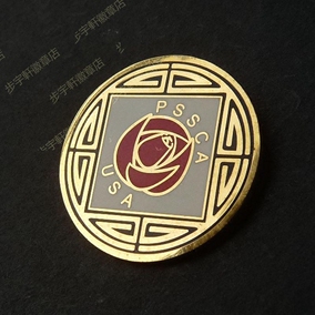 美国科学通报纪念徽章胸针 胸针女 配饰 男士胸针 胸针时尚14b